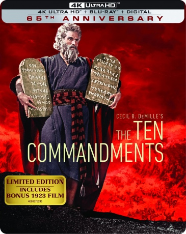 The Ten Commandments (Dziesięcioro przykazań) (steelbook) [Blu-Ray 4K]+[Blu-Ray]
