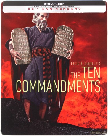 The Ten Commandments (Dziesięcioro przykazań) (steelbook) [Blu-Ray 4K]+[Blu-Ray]