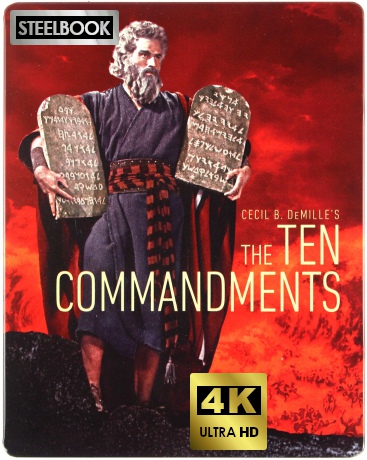 The Ten Commandments (Dziesięcioro przykazań) (steelbook) [Blu-Ray 4K]+[Blu-Ray]