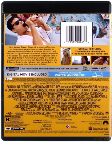 The Wolf of Wall Street (Wilk z Wall Street) [Blu-Ray 4K]+[Blu-Ray]