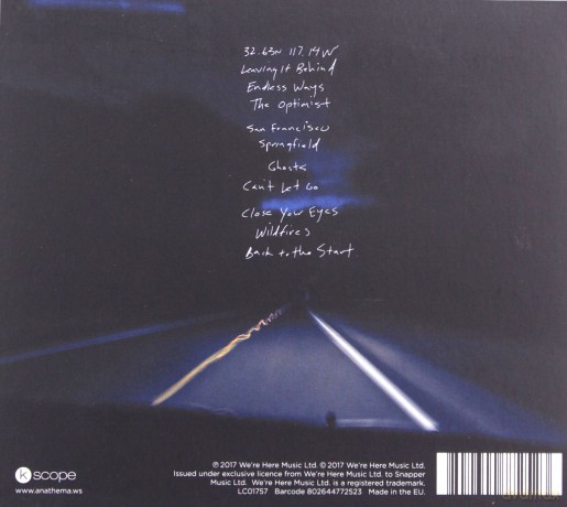 Anathema: The Optimist (digipack) [CD]