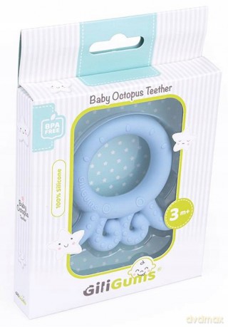 Gryzak Ośmiornica Baby Jasnoniebieski