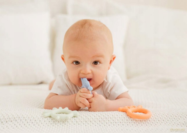 Gryzak Ośmiornica Baby Jasnoniebieski