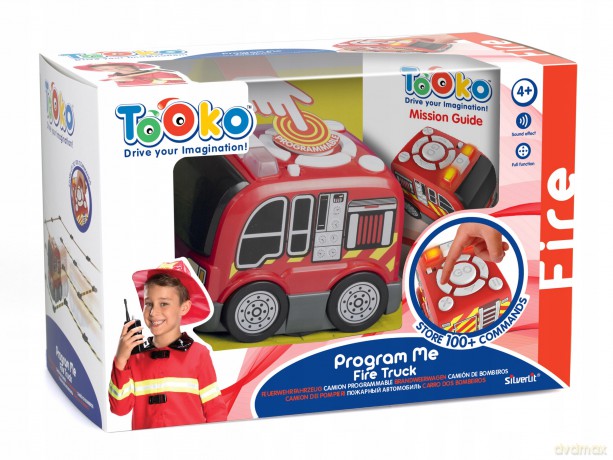 Press N' Go Fire Truck Wóz straży pożarnej