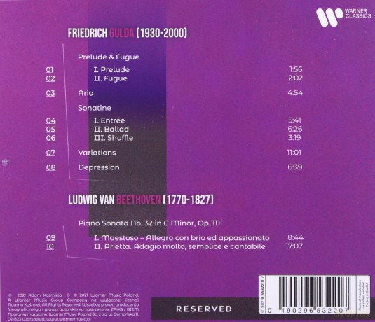 Adam Kośmieja: Tribute To Gulda [CD]