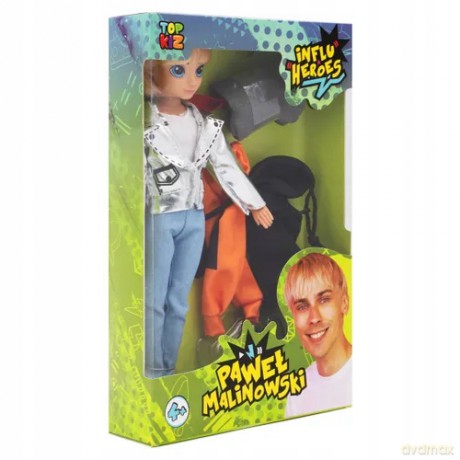 Lalka Pawel z zestawem ubranek 28 cm