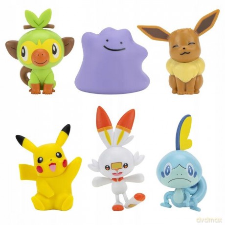 Battle Figure Multipack (6PK: 2" Pokemon x6)