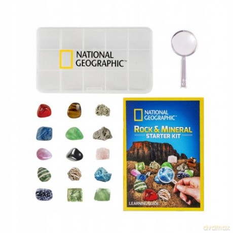National Geographic Zestaw doświadczalny Skały i minerały