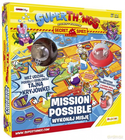 SuperThings Mission Possible Wykonaj misję Gra planszowa