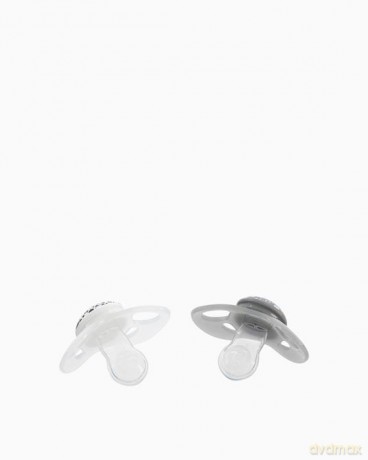 Smoczek ortodontyczny Twistshake 2x Pacifier 6+m Pastel Grey White