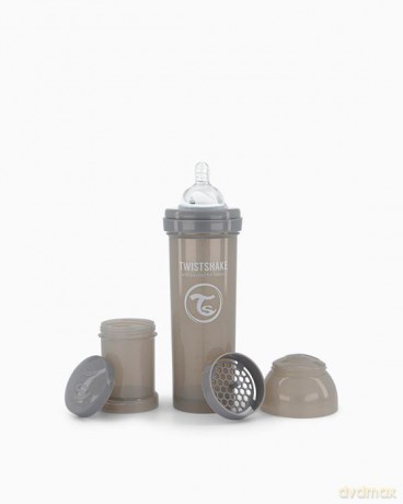 Butelka Twistshake Anti-Colic 330 ml Pastel Grey