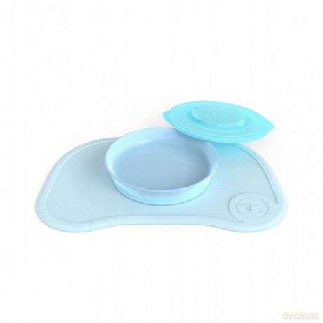 Podkładka Twistshake Click-Mat Mini + Plate Pastel Blue