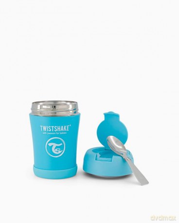 Twistshake Izolowany pojemnik na żywność 350ml Pastelowy niebieski