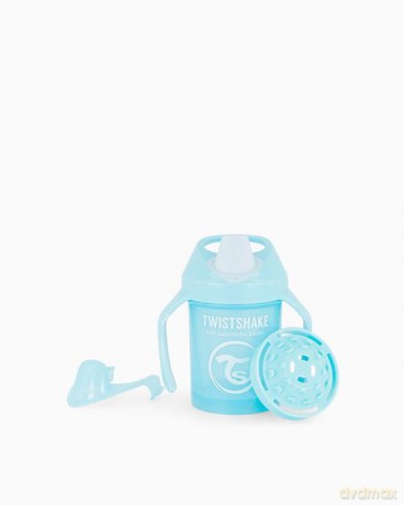 Twistshake Kubek Niekapek Biały 230ml Pastelowy niebieski