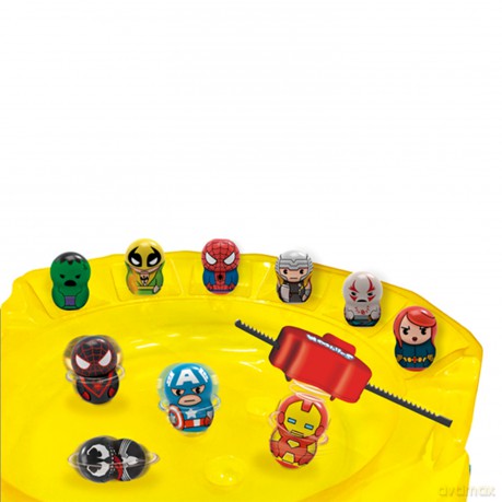 Wooblies Marvel - Arena + 2 Wyrzutnie + 4 Fig