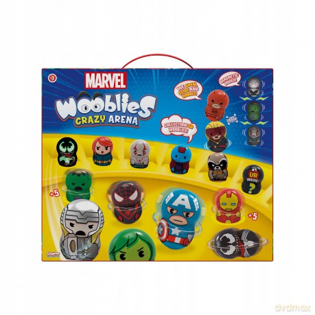 Wooblies Marvel - Arena + 2 Wyrzutnie + 4 Fig