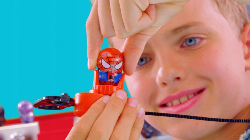 Wooblies Marvel - Arena + 2 Wyrzutnie + 4 Fig