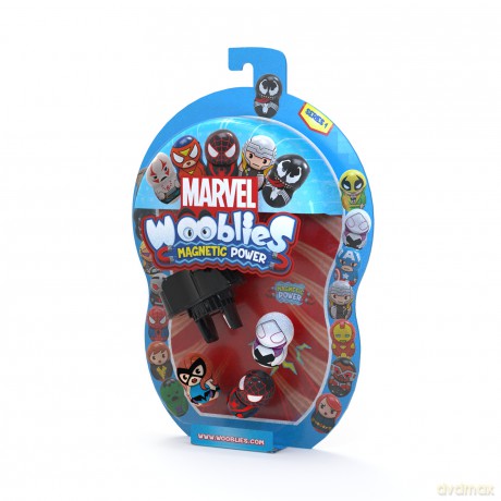 Wooblies Marvel - 3 Figurki Magnetyczne + Wyrzutnia [FIGURKA]