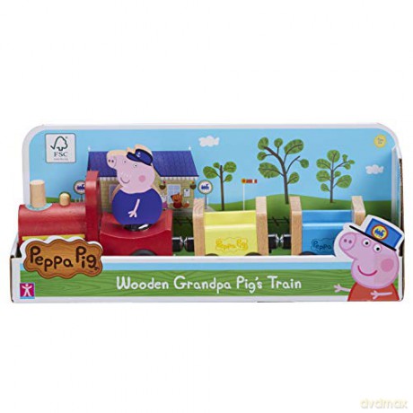 Peppa - Drewniany Pociąg Z Figurką [FIGURKA]