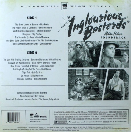 Quentin Tarantino's Inglourious Basterds soundtrack (Bękarty wojny) (Red) [Winyl]
