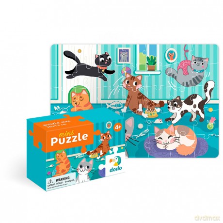 Mini 35 el. Szalone Koty [PUZZLE]