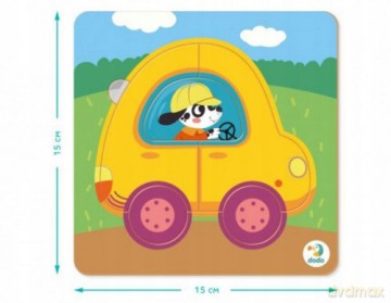 Sorter Mini 5 el. Samochód [PUZZLE]