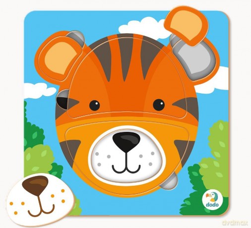 Sorter Mini 5 el. Tygrys [PUZZLE]