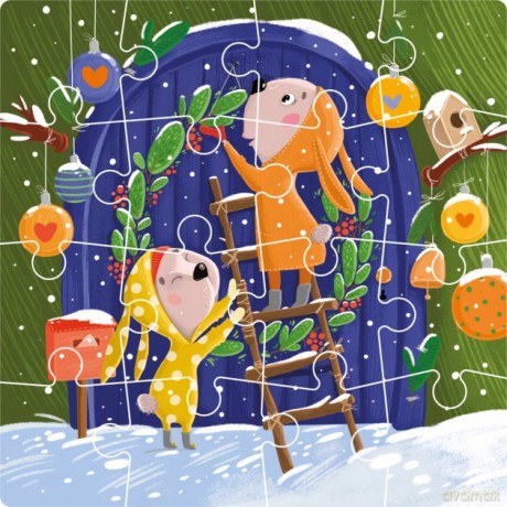 DODO 16 el. Wyczekując Świąt [PUZZLE]