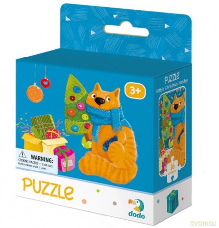 16 el. Kocie Boże Narodzenie [PUZZLE]