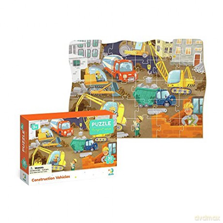 Profesje 30 el. Maszyny Budowlane [PUZZLE]