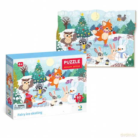 Pory Roku 60 el. Zabawa Na Łyżwach [PUZZLE]