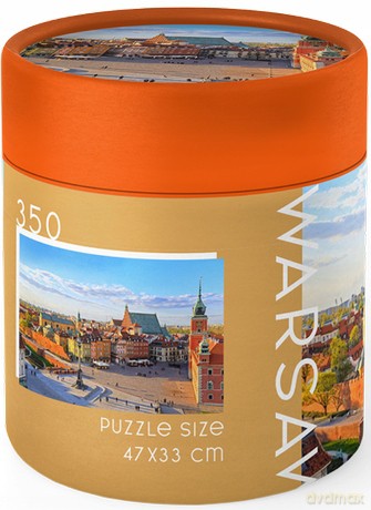 Polskie Miasta 350 el. - Warszawa [PUZZLE]