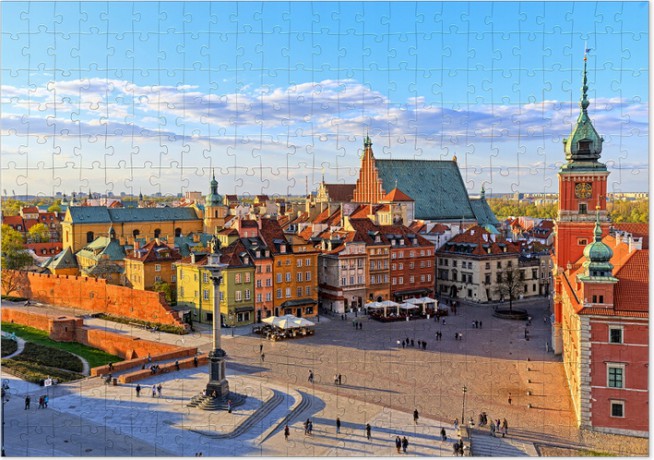 Polskie Miasta 350 el. - Warszawa [PUZZLE]