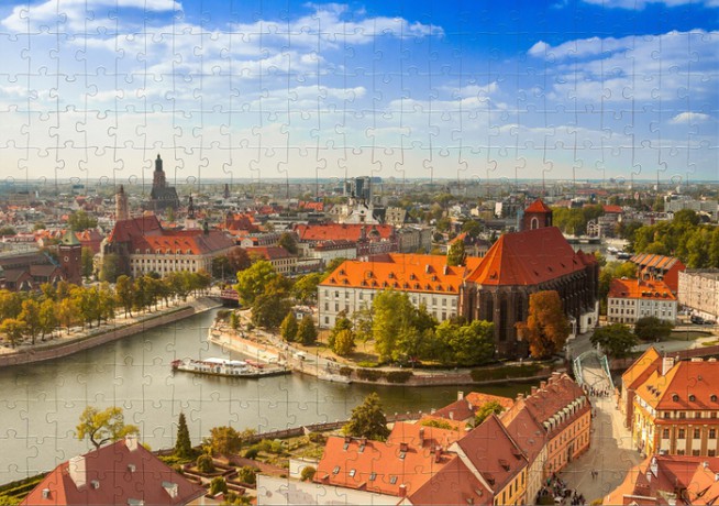 Polskie Miasta 350 el. - Wrocław [PUZZLE]
