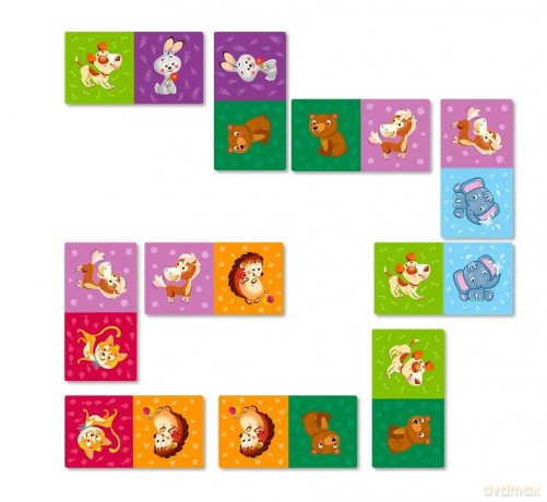 Domino Gra Zestaw [PUZZLE]