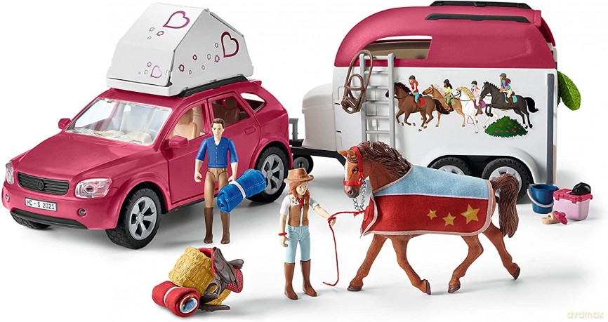 Horse Adventures With Car And Trailer [FIGURKA]