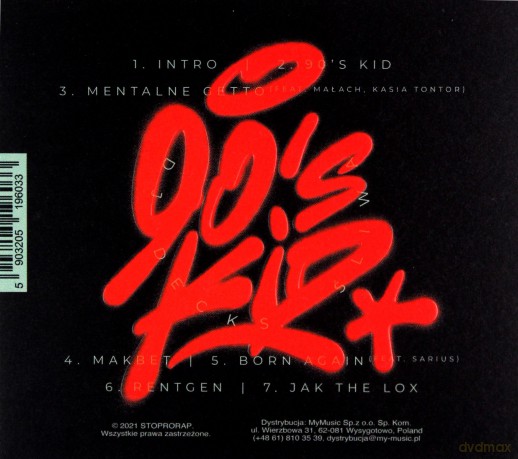 Dj Decks x Śliwa: 90's Kid EP [CD]