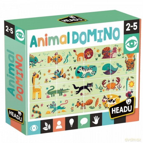 Gra Headu Domino zwierzęta