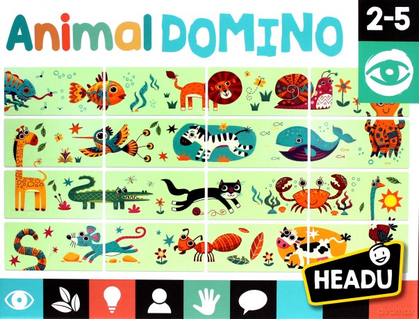 Gra Headu Domino zwierzęta