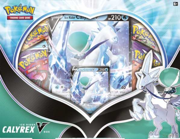 Karty Pokemon TCG V Box August21 Ice Rider Calyrex [KARTY]