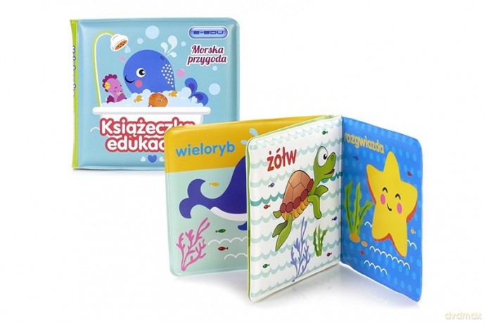 Książeczka edukacyjna E-Edu do kąpieli Morska przygoda