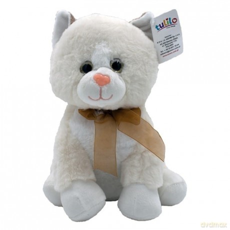 Maskotka Kotek Lara kremowy 23 cm