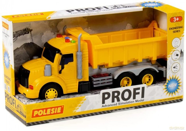 Samochód wywrotka Profi światło, dźwięk