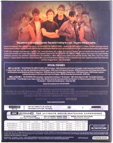 The Outsiders (Outsiderzy) [Blu-Ray 4K]+[Blu-Ray]+[CD]