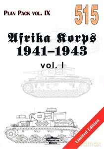 Afrika Korps 1941-1943 vol. 1 Plan Pack vol. IX 515 (Limited Edition) - Grzegorz Jackowski [KSIĄŻKA]