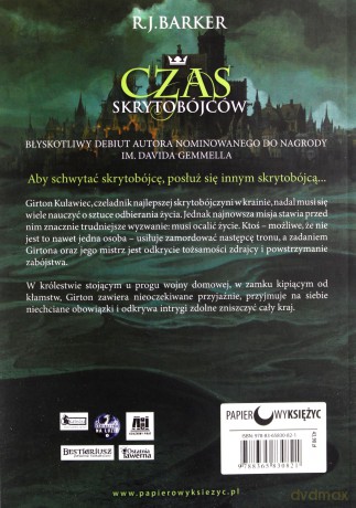 Czas skrytobójców. Trylogia Okaleczone królestwo (Tom 1) - R.J Barker [KSIĄŻKA]
