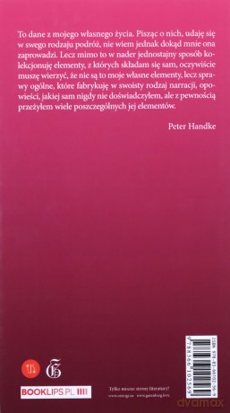 Drugi miecz. Historia majowa - Peter Handke [KSIĄŻKA]