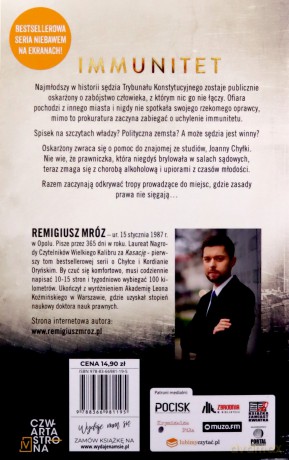 Immunitet (pocket) - Remigiusz Mróz [KSIĄŻKA]