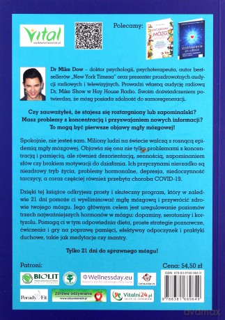 Mgła mózgowa. Skuteczny program na radykalną poprawę koncentracji i wzmocnienie pamięci - Mike Dow [KSIĄŻKA]