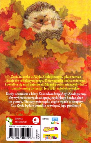 Zosia i jej zoo. Pomocny jeż - Amelia Cobb [KSIĄŻKA]